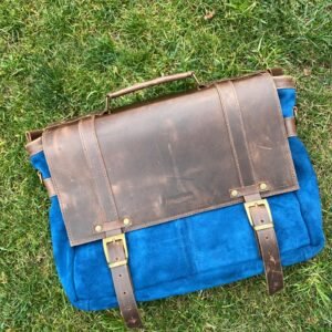 Maletín Polo Original Café Moro / Azul